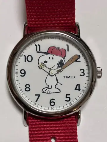 새상품급 TIMEX x PEANUTS 라이너스 남성용 손목시계