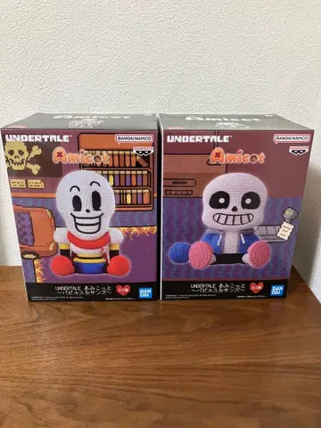 UNDERTALE 아미코토 샌즈 파피루스 2체 세트 피규어