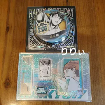 하이큐!! 오이카와 토오루 생일 캔뱃지 명장면 디오라마 피규어