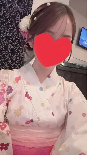 여성용 유카타 오비 세트 도트 꽃무늬