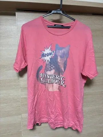 HYSTERIC GLAMOUR Meow T셔츠 핑크 L
