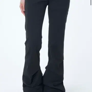 미세키서울 Two line layered folding pants BLACK | 면바지 | 번개