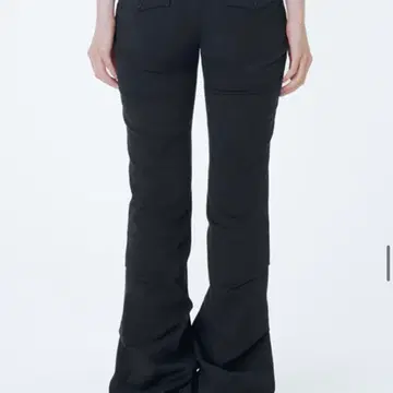미세키서울 Two line layered folding pants BLACK | 면바지 | 번개
