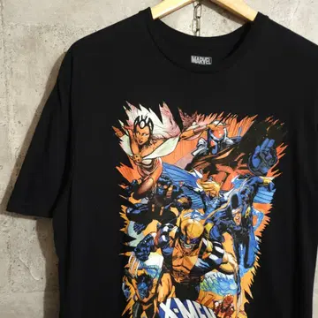 MARVEL X-MEN 울버린 T셔츠 블랙 L 아메리칸 코믹스 US 구제 의류