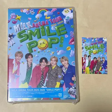 M!LK [ SMILE POP! ] 일반ver Blu-ray, 스티커