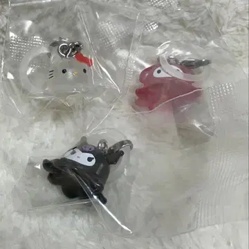 산리오 캐릭터즈 나리키리 멘다코 메지루시 액세서리 3종 세트