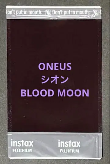 ONEUS 시온 사인 폴라로이드