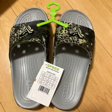 크록스 디즈니 애니멀 무늬 샌들 M5 W7 23cm