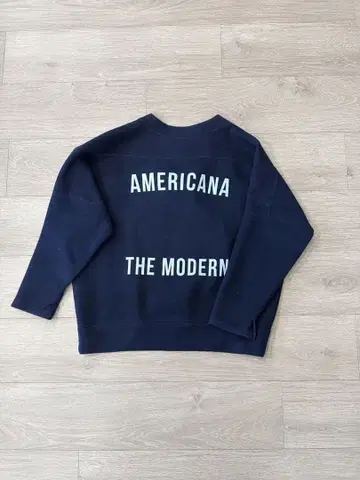 AMERICANA 맨투맨 트레이닝복 네이비 아메리카나