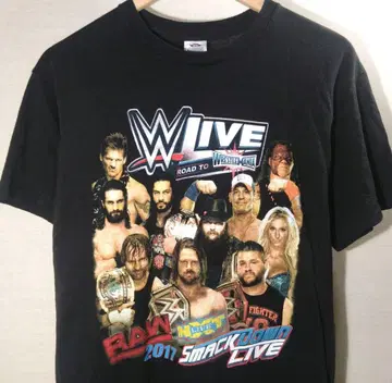 미국 빈티지 의류 WWE LIVE 레슬러 이벤트 프로레슬링 T셔츠 2435
