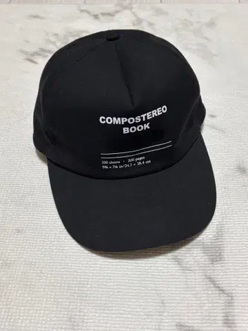 CA4LA COMPOSTEREO BOOK 캡 블랙