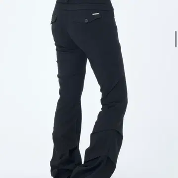 미세키서울 Two line layered folding pants BLACK 2 | 면바지 | 번개