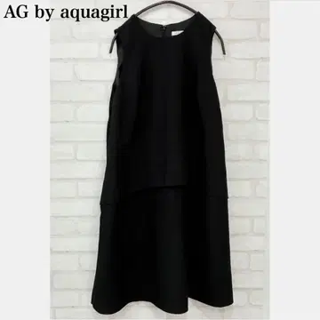 [ 새상품급 ] AG by aquagirl 아쿠아걸 슬리브리스 무릎 기장 원피스
