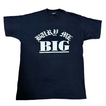90s BURY ME BIG 티셔츠 베르베르진 후지와라 유