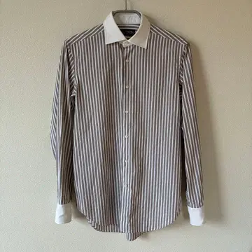 가마쿠라 셔츠 maker's shirt 38-85 브라운 클레릭