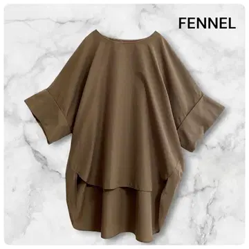 페넬 FENNEL 반팔 블라우스 돌먼 슬리브 오버 사이즈