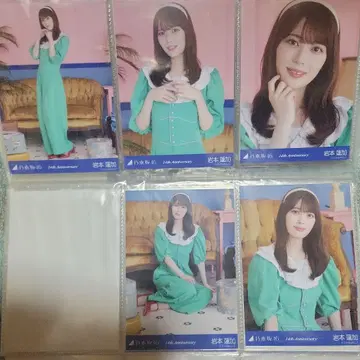 노기자카46 브로마이드 이와모토 렌카 14주년 기념 기념일 5종 컴프