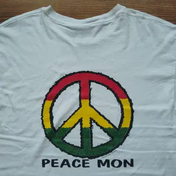 90s00s Lee USA제 PEACE MON 백 프린트 T셔츠 L