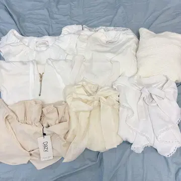 양산형 화이트 계열 8점 묶음 판매