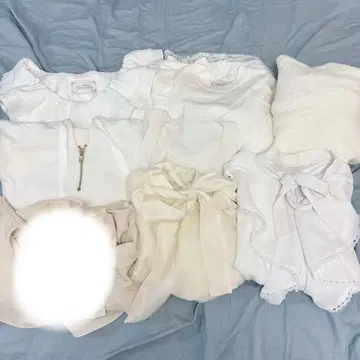양산형 화이트 계열 7점 묶음 판매
