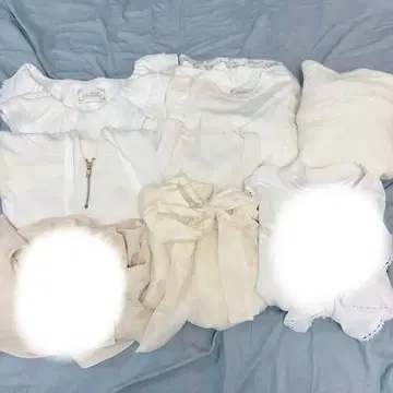 양산형 화이트 계열 6점 묶음 판매