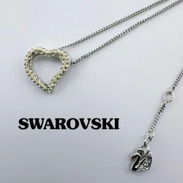 SWAROVSKI / 스와로브스키 하트 목걸이 실버 컬러 박스 포함