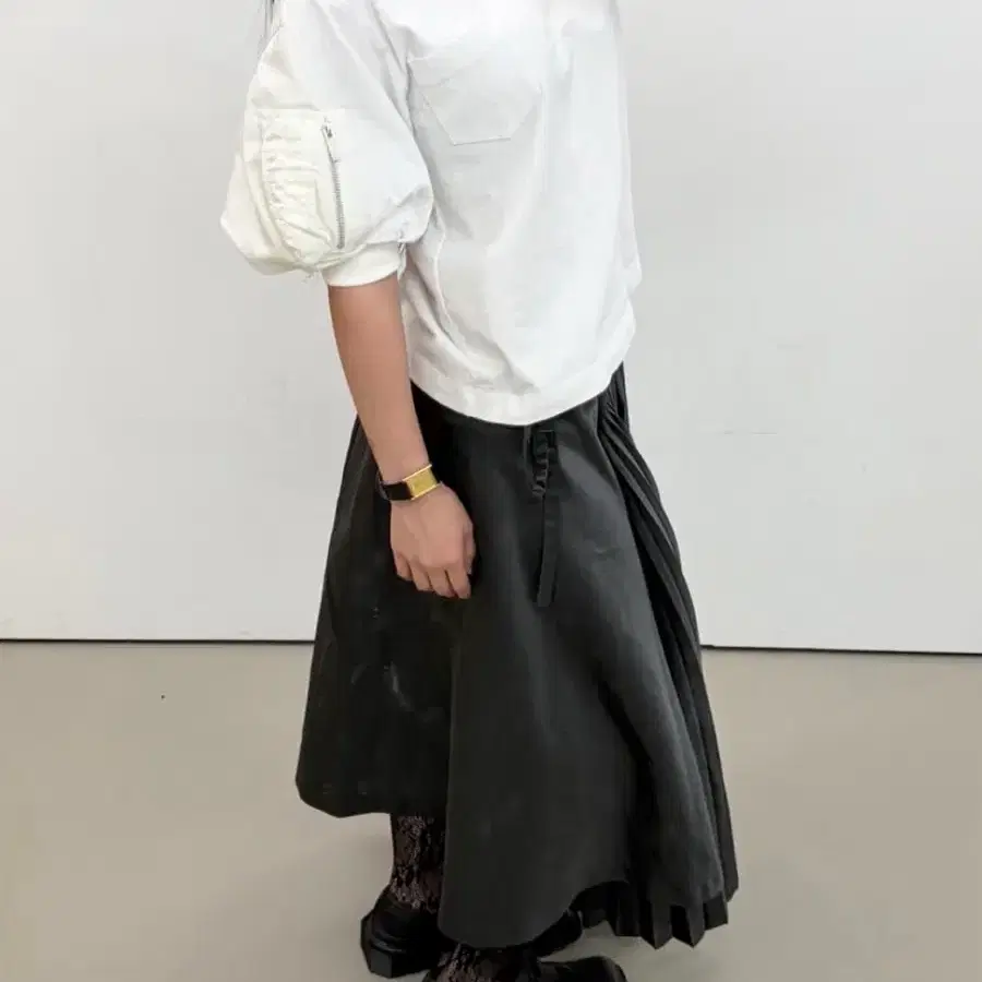sacai puff sleeves tshirt
