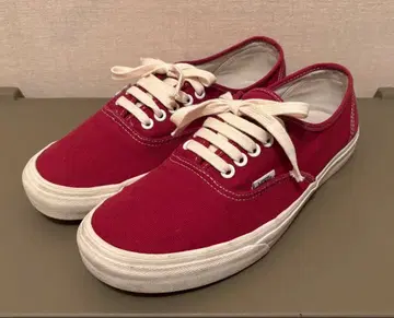 [ 레어 컬러 ] VANS 반스 오센틱 27cm 버건디