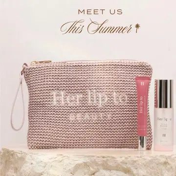 herlipto 스트로우 파우치 SUMMER FLAT POUCH