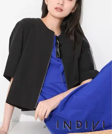 셋업 가능 [ 발수/UV 케어 ] 경량 5분 소매 라이트 블루종 정가 16,500엔