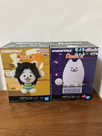 UNDERTALE 아미코토 테미 짜증나는 개 피규어 2체 세트