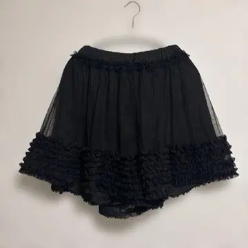 스나이델 홈 튤 숏팬츠 블랙