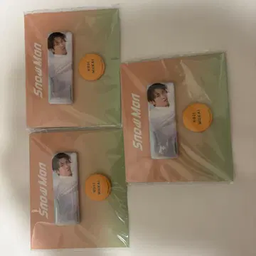 Snow Man 무카이 코지 캔뱃지 3개 세트