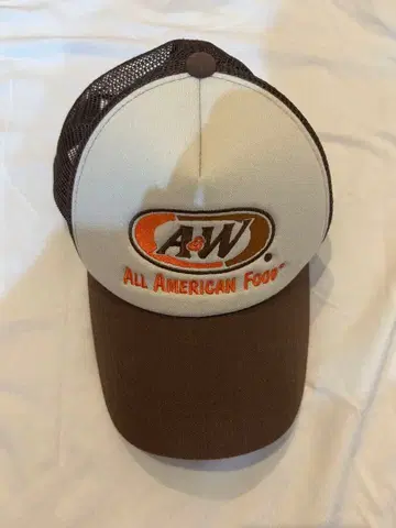 A&W 캡 브라운/크림 프리 사이즈