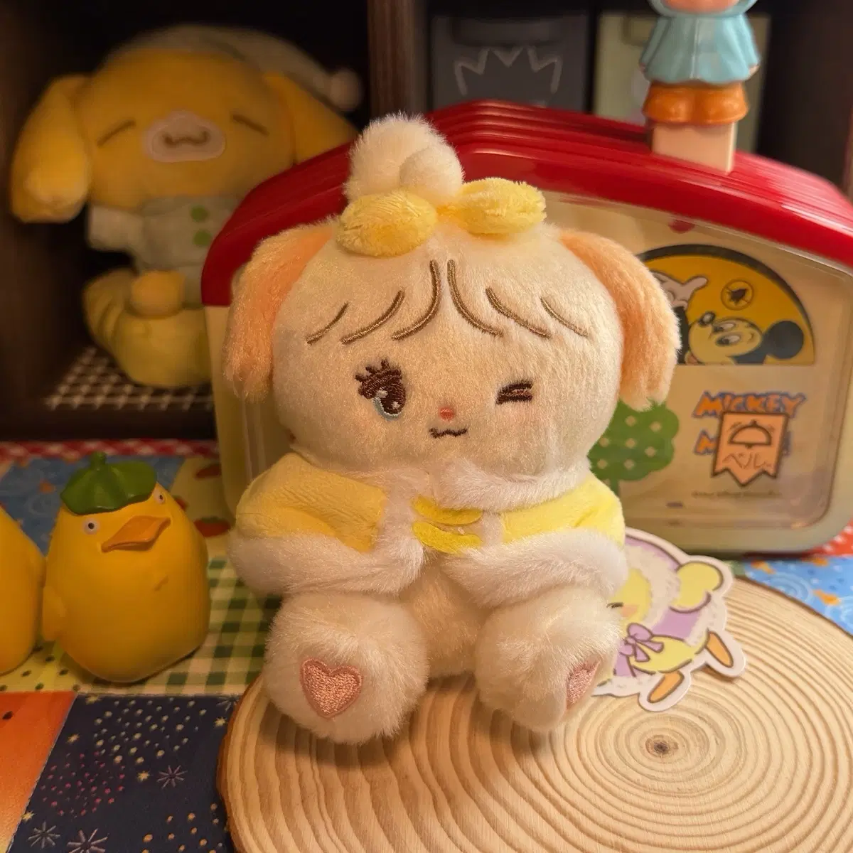 미코 Mikko 수플레 릴아라모드 망토 마스코트 인형 키링