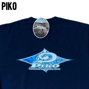 데드스탁 PIKO 피코 빅 프린트 T셔츠 싱글 스티치