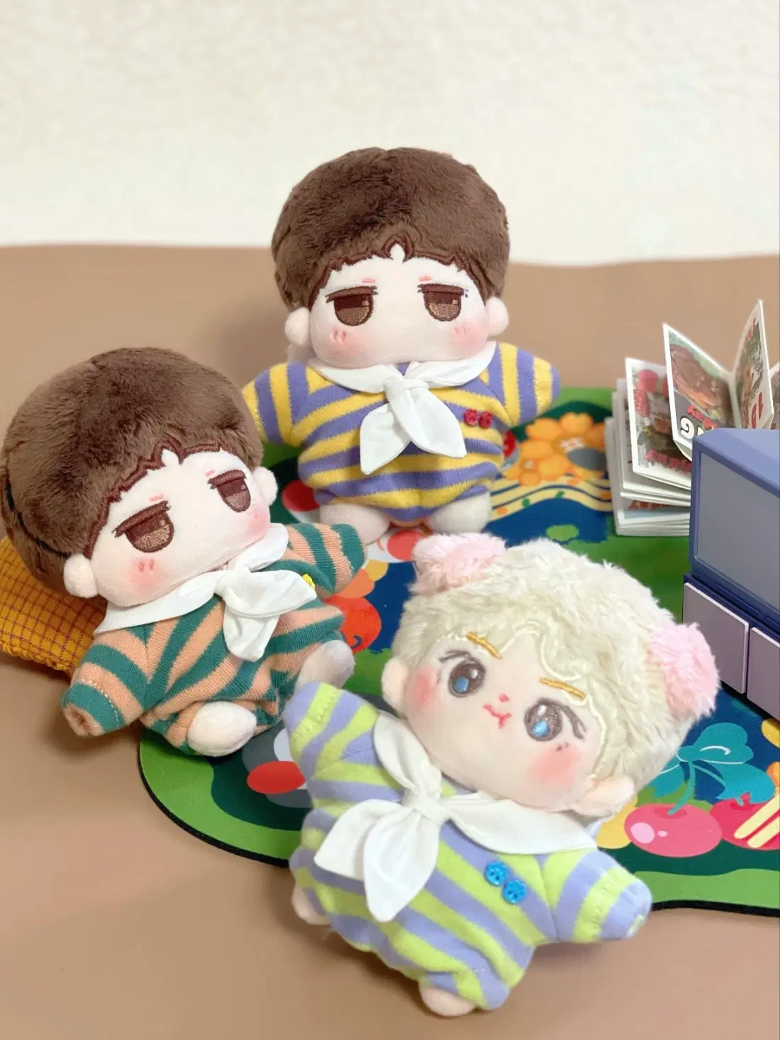 유치원 - 보라노랑 15cm 솜인형옷
