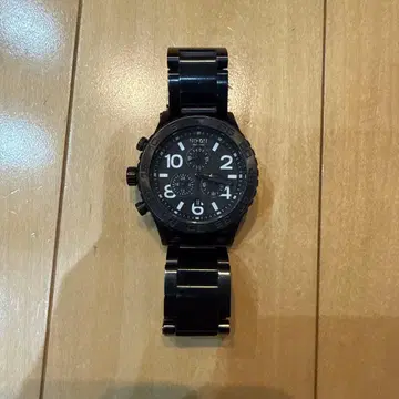 NIXON 남성용 손목시계 올블랙 쿼츠