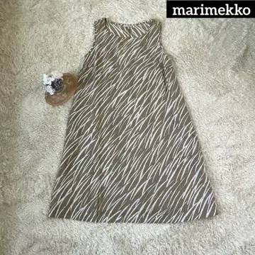 marimekko 마리메꼬 Taiga 타이 가 린넨 34 원피스