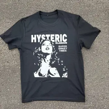 [ 선착순 ] HYSTERIC GLAMOUR 그래픽 T셔츠 블랙