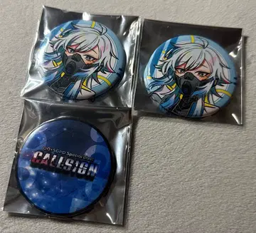 스트그라 callsign 쿠로이 미사키 캔뱃지 3개 세트