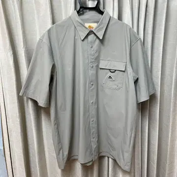 KELTY 반팔 셔츠 아웃도어 라이트 그레이 글로벌 워크 콜라보