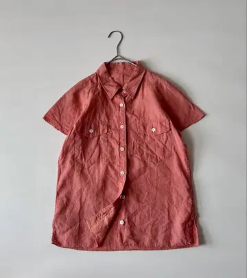 마가렛호웰 MARGARET HOWELL 린넨 100% 반팔 셔츠