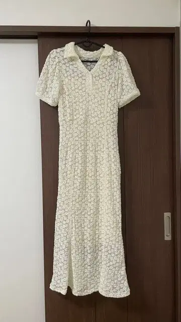 callautia 컷 레이스 폴로 원피스 (페치 원피스 세트)