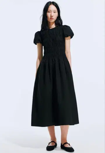 [ 새상품급 ] H&M 셔링 탑 원피스