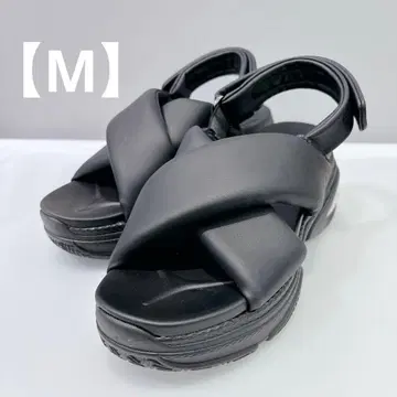 [새상품급] healme 통굽 스포츠 샌들 블랙 [M]