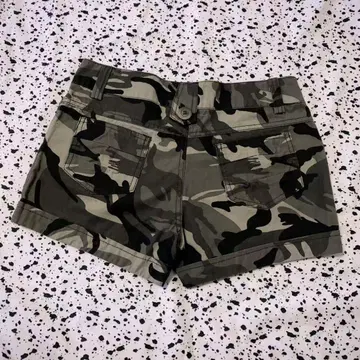 카모 패턴 숏팬츠 여성용 y2k 00s 헤이세이 갸루 빈티지