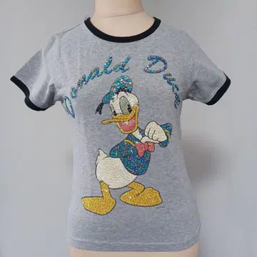 레어 DISNEY 디즈니 도날드 구제 의류 T셔츠 M 헤이세이 갸루 y2k 쫄티