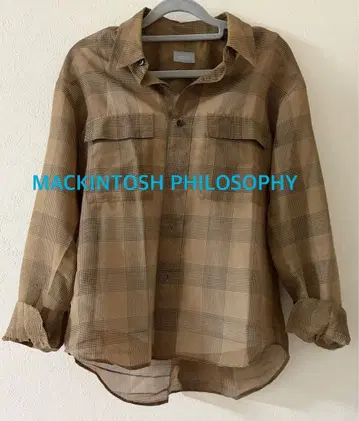 MACKINTOSH PHILOSOPHY 시어 긴팔 셔츠