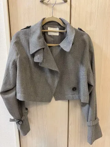 NICE CLAUP 숏 기장 자켓 & 스커트 셋업